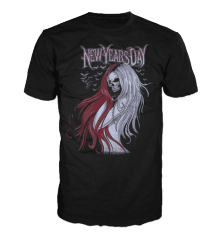 NEW YEARS DAY - LONG HAIR SKULL